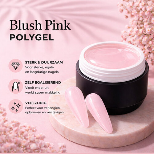 Polygel Blush Pink