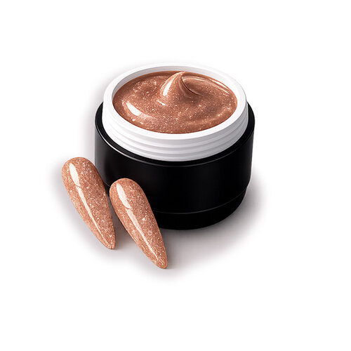 Polygel Brownie Nude Glitter