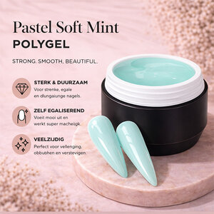 Polygel Pastel Soft Mint