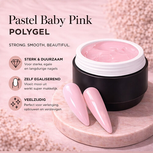 Polygel Pastel Baby Pink