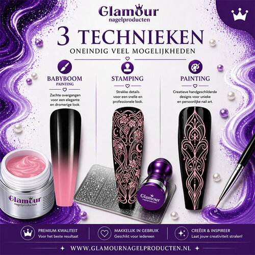 Stamping Gel 3-in-1 Pink