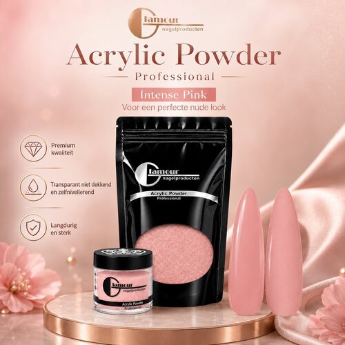 Poudre Acrylique Intense Pink