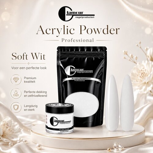Acrylic Powder Soft White Acrylic Powder Soft White