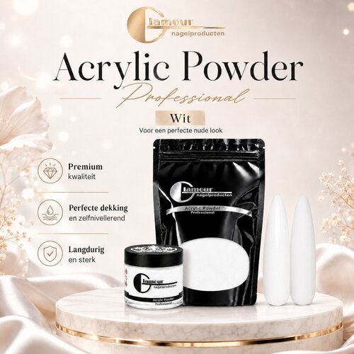 Acrylpoeder Wit