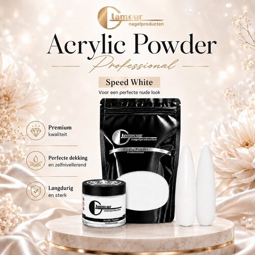 Acrylpoeder Speed White