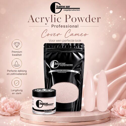 Acrylic Powder Cover Cameo