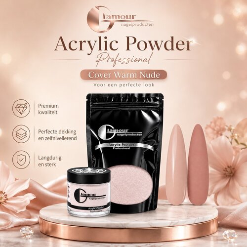 Acrylic Powder Cover Warm Nude
