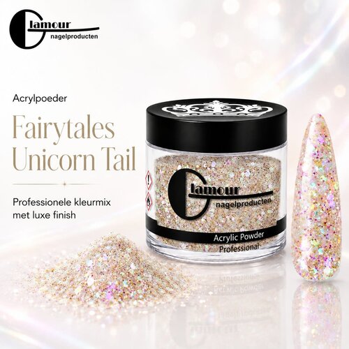 Acrylpoeder Fairytales Unicorn Tail Acrylpoeder Fairytales Unicorn Tail