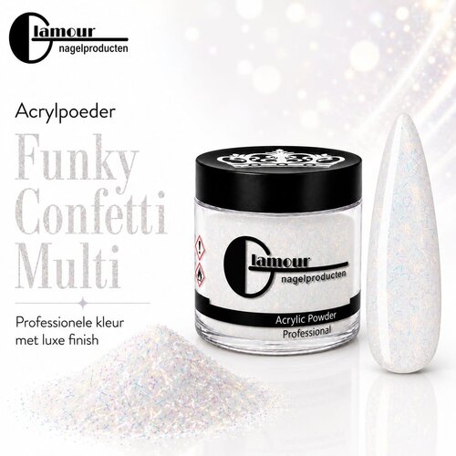 Poudre Acrylique Funky Confetti Multi