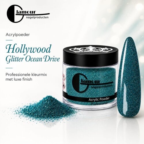 Acrylic Powder Hollywood Glitter Ocean Drive Acrylic Powder Hollywood Glitter Ocean Drive