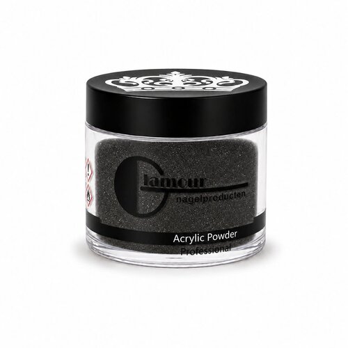 Acrylic Powder Hollywood Glitter Black Diamonds