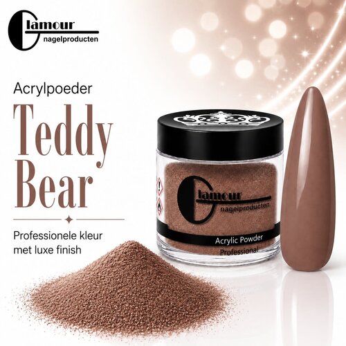 Acrylic Powder Teddy Bear
