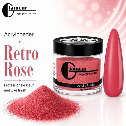 Poudre Acrylique Retro Rose Poudre Acrylique Retro Rose