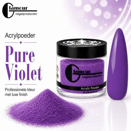Acrylic Powder Pure Violet Acrylic Powder Pure Violet