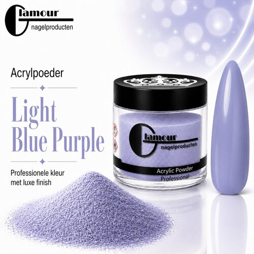 Acrylic Powder Light Blue Purple