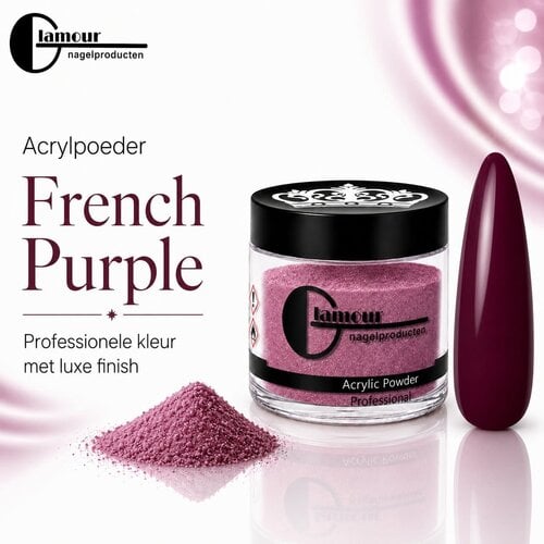 Acrylic Powder French Purple Acrylic Powder French Purple