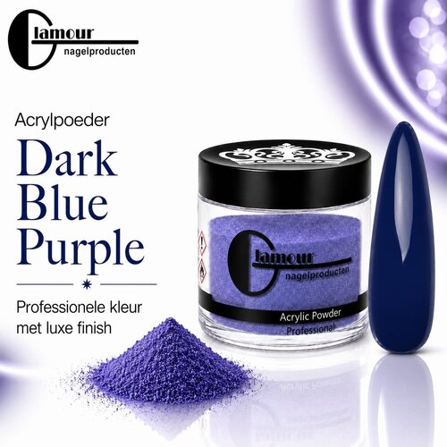 Acrylpoeder Dark Blue Purple