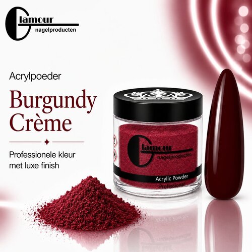 Poudre Acrylique Burgundy Crème