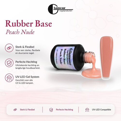 Rubber Base Peach Nude Rubber Base Peach Nude
