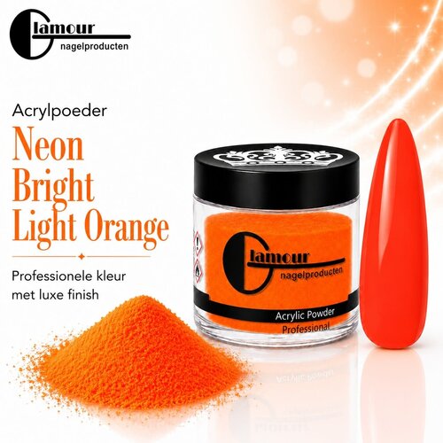 Acrylpoeder Neon Bright Light Orange