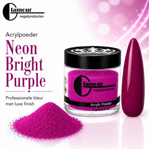 Acrylic Powder Neon Bright Purple