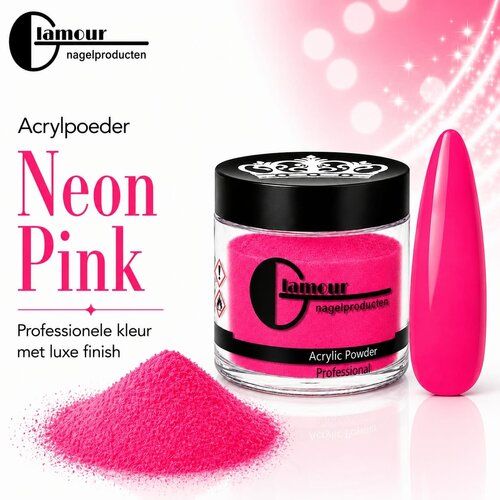 Acrylic Powder Neon Pink Acrylic Powder Neon Pink