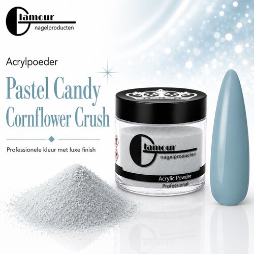Acrylic Powder Pastel Candy Cornflower Crush