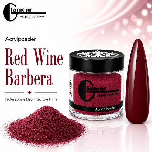 Acrylpoeder Red Wine Barbera