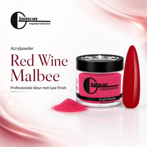 Acrylpoeder Red Wine Malbee Acrylpoeder Red Wine Malbee