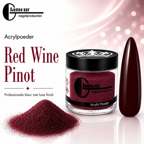 Acrylic Powder Red Wine Pinot Acrylic Powder Red Wine Pinot