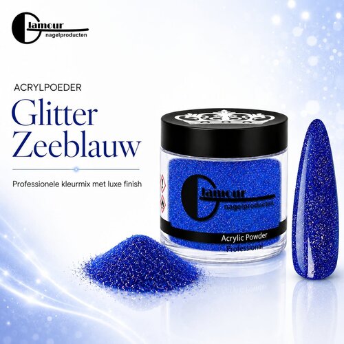 Acrylic Powder Glitter Ocean Blue Acrylic Powder Glitter Ocean Blue