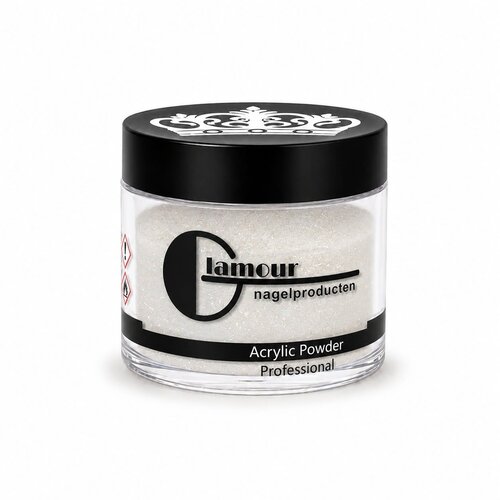 Acrylpoeder Glitter Wit Acrylpoeder Glitter Wit