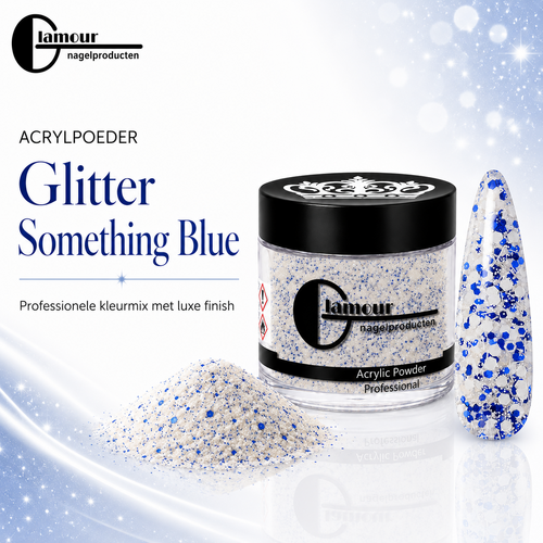 Acrylic Powder Glitter Something Blue Acrylic Powder Glitter Something Blue