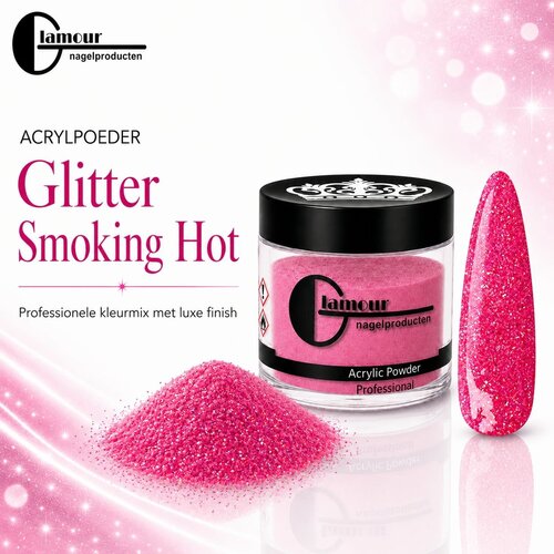 Acrylic Powder Glitter Smoking Hot