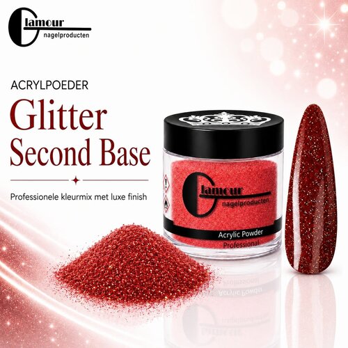 Polvo Acrílico Glitter Second Base Polvo Acrílico Glitter Second Base