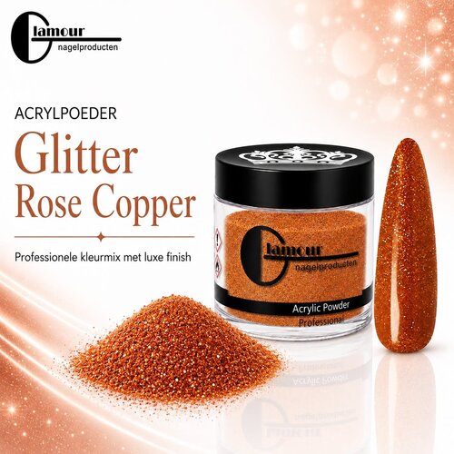 Poudre Acrylique Glitter Rose Copper Poudre Acrylique Glitter Rose Copper