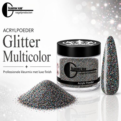 Polvo Acrílico Glitter Multicolor Polvo Acrílico Glitter Multicolor