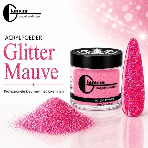 Polvo Acrílico Glitter Mauve Polvo Acrílico Glitter Mauve