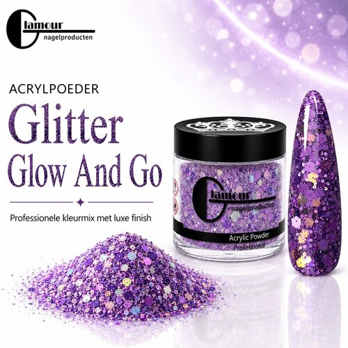 Poudre Acrylique Glitter Glow And Go Poudre Acrylique Glitter Glow And Go