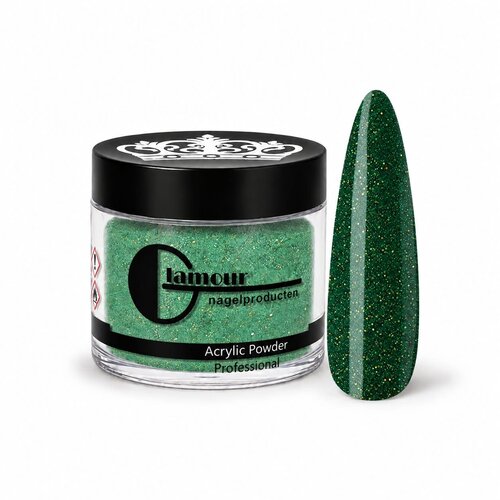 Polvo Acrílico Glitter Emerald Jungle