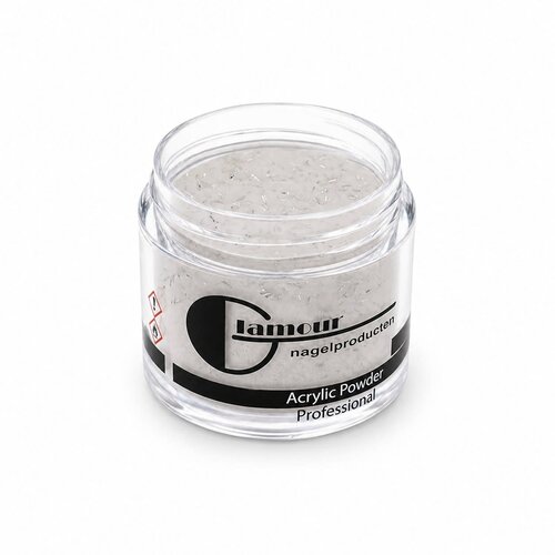 Polvo Acrílico Glitter Confetti Silver