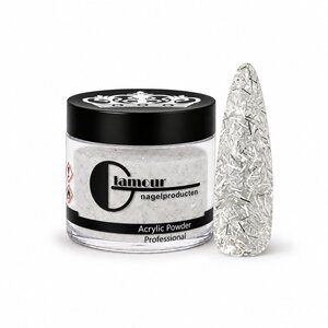 Polvo Acrílico Glitter Confetti Silver Polvo Acrílico Glitter Confetti Silver