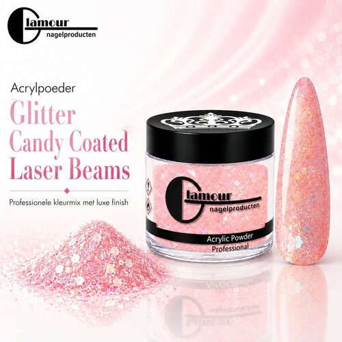 Acrylpoeder Glitter Candy Coated Laser Beams Acrylpoeder Glitter Candy Coated Laser Beams