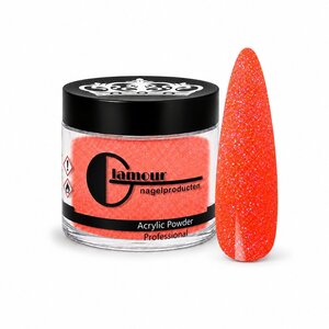 Acrylic Powder Glitter Bright Peach