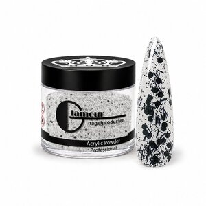 Acrylic Powder Glitter Black Shadow