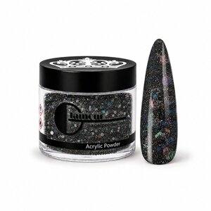 Acrylpoeder Glitter Black Panther