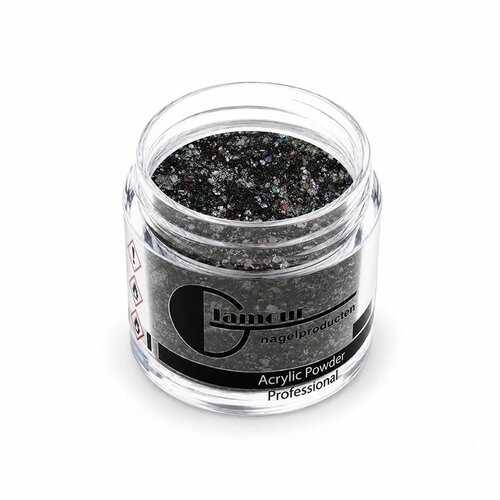Acrylpoeder Glitter Black Panther