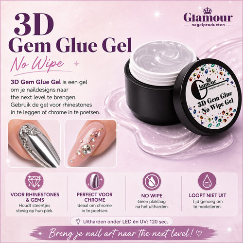 3D Gem Glue Gel No Wipe 3D Gem Glue Gel No Wipe