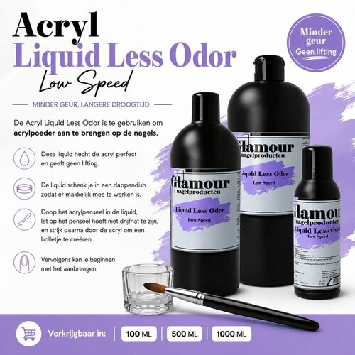 Acrylique Liquide Moins Odeur Low Speed Acrylique Liquide Moins Odeur Low Speed