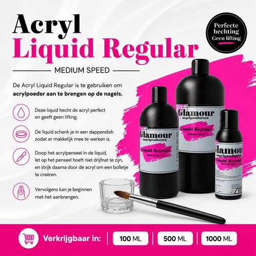 Acrylic Liquid Regular Medium Speed Acrylic Liquid Regular Medium Speed
